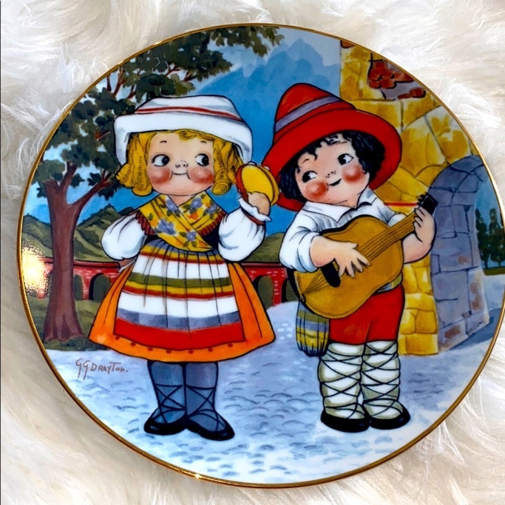 Vintage Dolly dingle plate